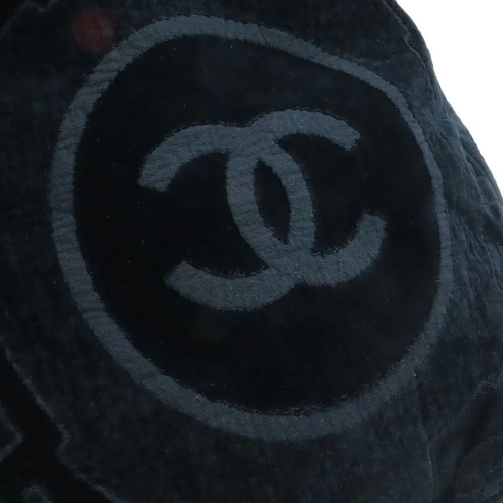 Chanel Coco Mark Beach Tote Bag Black
